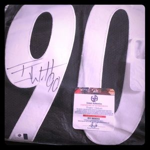 Signed TJ Watt Jersey (JSA authentication)